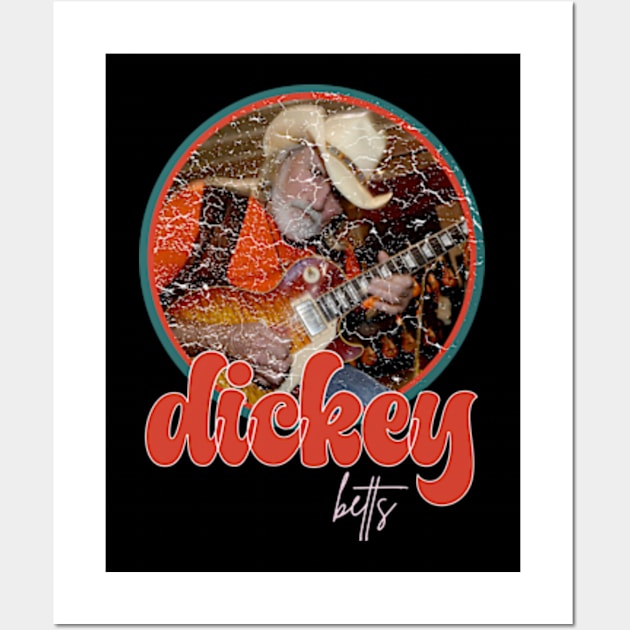 dickey betts  RIP Wall Art by graphicaesthetic ✅